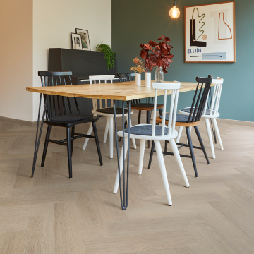 COREtec The Naturals Visgraat LVRH 2756 Aurora Rigid Core Click PVC