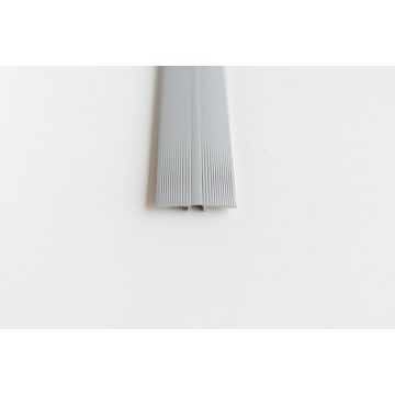Overgang 6-9mm /Dilatatie/Eind-profiel 3in1 Kunststof Licht Grijs 93cm - 2000802