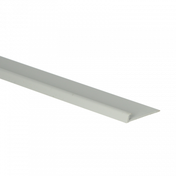 Papegaaienbek Kunststof Lichtgrijs 5mm hoog 250cm lang - 20232