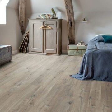 QuickStep Livyn Pulse Glue Plus Katoen eik grijs zaagsneden PUGP40106 PVC 
