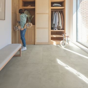 QuickStep Muse Hydroseal Grijs beton MUS5488 Tegel Laminaat