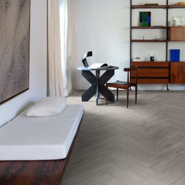 Moduleo LayRed Blackjack Oak 51914  Visgraat Rigid Core Click PVC Incl. geïntegreerde 10dB ondervloer  + GRATIS PLINTEN*