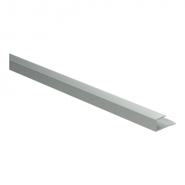 U-profiel verlijmen 10.1mm Zilver 90cm - 61216