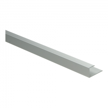 U-profiel verlijmen 15.6mm Zilver 90cm - 61416