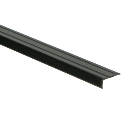 Hoeklijnprofiel zelfklevend 10mm Mat Zwart 300cm - 69584 main product photo