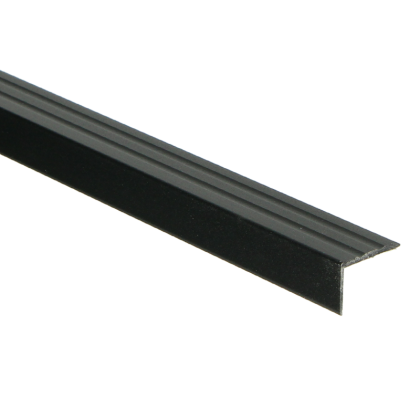 Hoeklijnprofiel zelfklevend 17mm Mat Zwart 100cm - 69577 main product photo