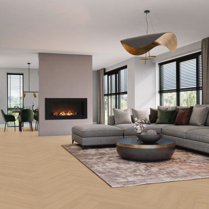 VivaFloors Visgraat Bordeaux Eiken LV8530 main product photo