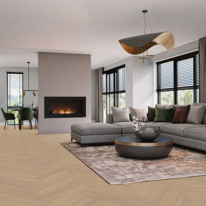 VivaFloors Visgraat Bordeaux Eiken LV8540 main product photo