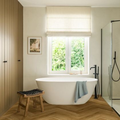 QuickStep Impressive Design Hydroseal kaneel eik IMD8244 Visgraat Laminaat main product photo