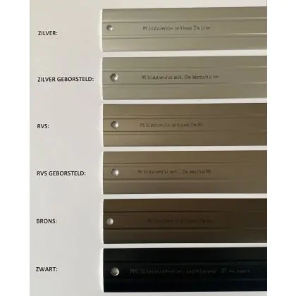 U-profiel verlijmen 10.1mm Brons 270cm