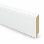 Vochtwerende Mdf Plint Eigentijds 12x70mm Wit Gelakt Ral9010