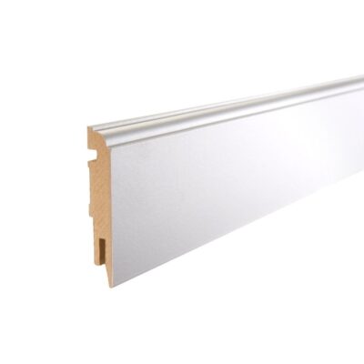 Vochtwerende folie Clip plint Kraal De Luxe 12x75mm Wit - 0108000 