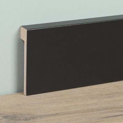 Vochtwerende folie overzetplint Recht Robuust 18x80mm Zwart - 0108036