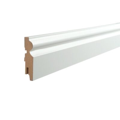 Vochtwerende folie Clip plint Klassiek Exclusief 18x75mm Wit - 0108110