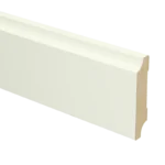 Vochtwerende MDF plint Retro 15x70mm wit Gelakt RAL9010 - 16020