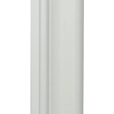 Vochtwerende MDF deurlijst Barok 12x70mm wit Gelakt RAL9010 - 16079