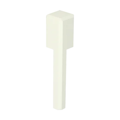 Vochtwerende MDF Binnenhoek Gelakt Verkeerswit RAL9016 t.b.v. MDF overzetplint 18x90mm - 16547