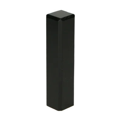 Vochtwerende MDF Buitenhoek Gelakt Zwart RAL9005 t.b.v. MDF roverzetplint 18x90mm - 16550
