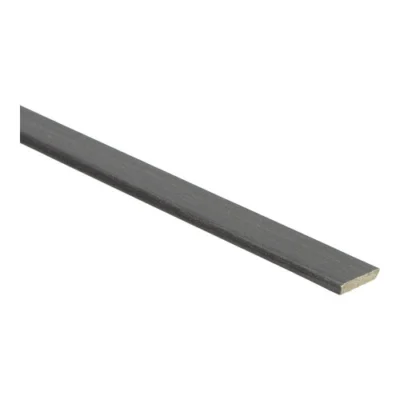 Plakplint zelfklevend 5x24mm Wenge Zwart platte plint - 23075