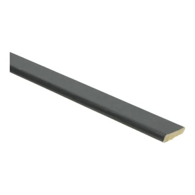 Plakplint zelfklevend 5x24mm Zwart platte plint - 23091
