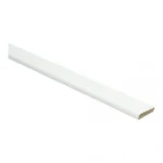 Vochtwerende MDF afwerklijst met plakstrip Whiteline 5x24mm wit (folie) - 23144/MC.0104003