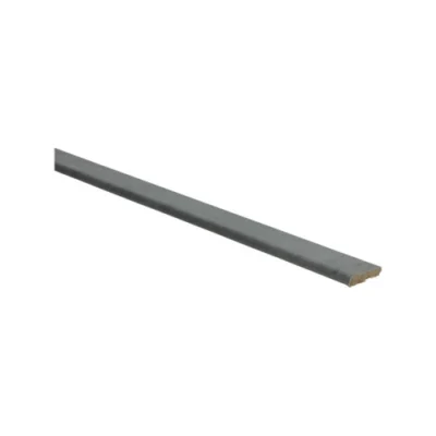 Plakplint zelfklevend 5x24mm Kalkwit Eiken platte plint - 23189