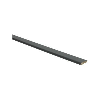 Plakplint Zwart zelfklevend 5x24mm RAL 9005 platte plint - 23250