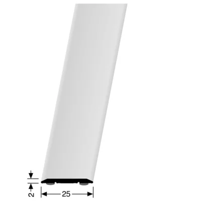 Dilatatieprofiel zelfklevend 25mm RVS Geborsteld 300cm - 41820