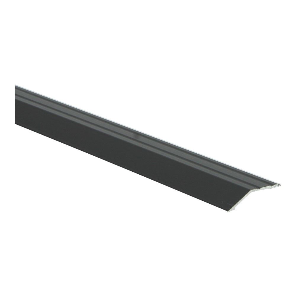 Overgangsprofiel zelfklevend 8mm Zwart 100cm - 51204