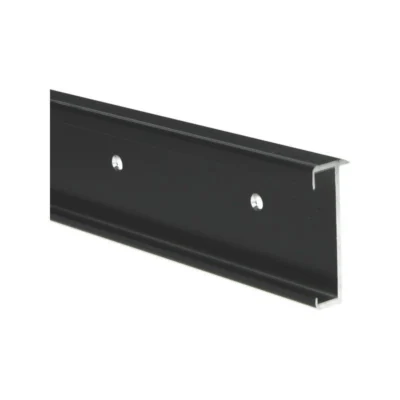 Universeel Trapneusprofiel 60mm schroef Zwart tbv Laminaat 7-9,5mm - 65314