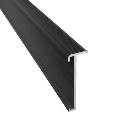 Universeel Trapneusprofiel 43mm schroef Antraciet tbv PVC 2-3mm - 65424