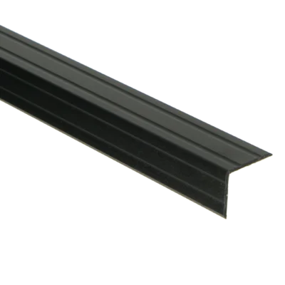 Duo-hoeklijnprofiel zelfklevend 24.5 x 30mm Matzwart 100cm - 69587