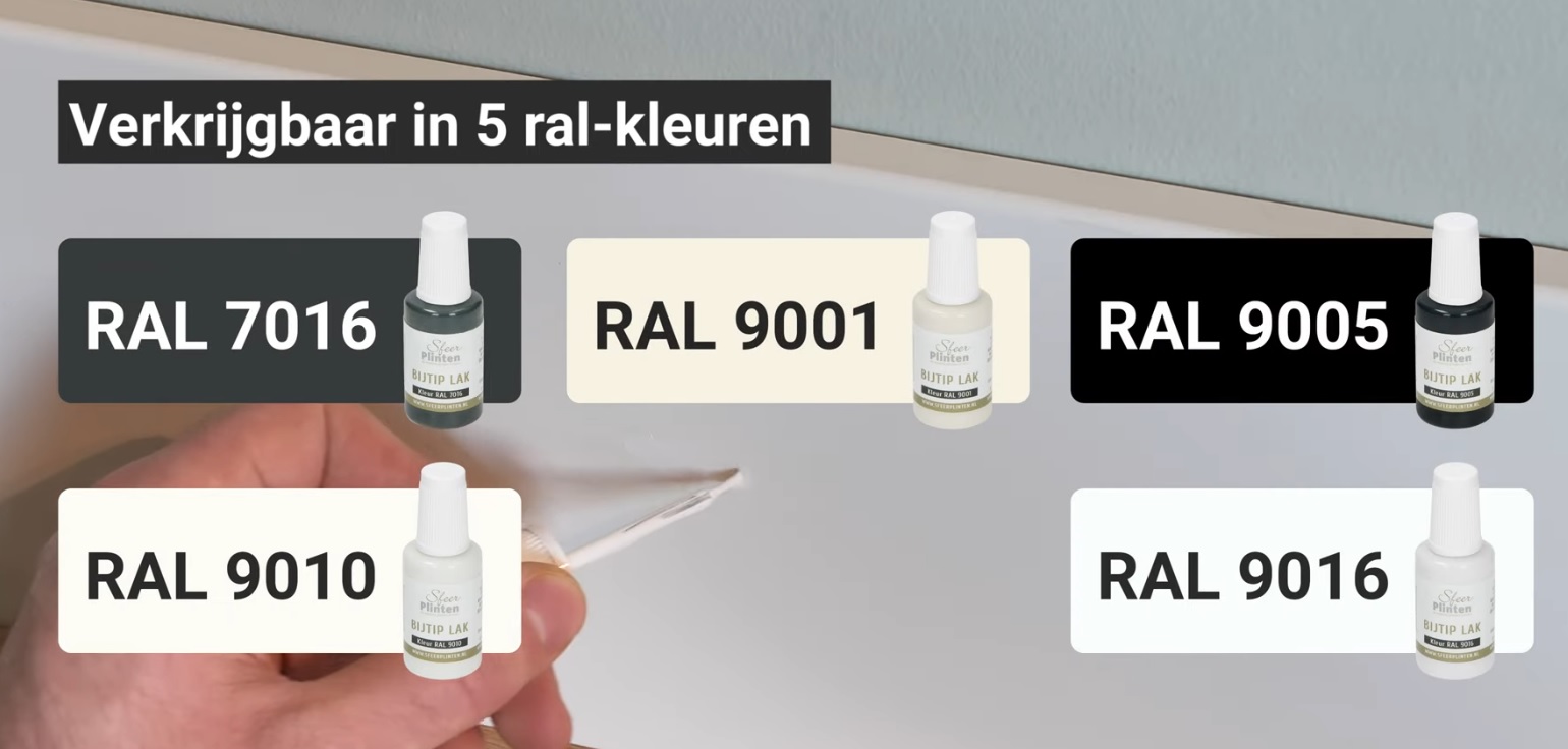 20ml verf / bij-tip-lak RAL 9005 - 16192 - Afbeelding 3
