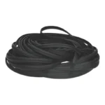 Contactgeluidreducerende strip 25 mtr Zwart - 16122