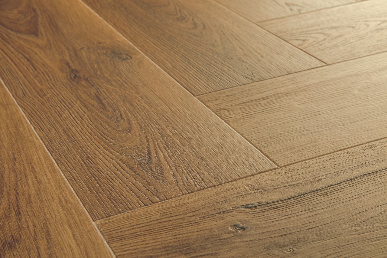 Quick-Step Alpha PVC Ciro Botanische Karamel Eik 5+1mm AVHBU40364 Rigid Click Visgraat PVC - Afbeelding 4