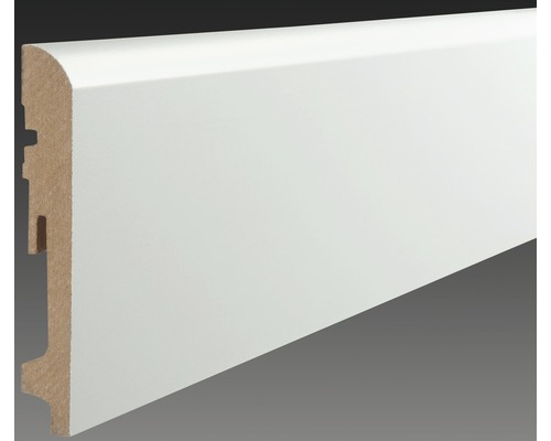 Vochtwerende folie Clip plint Halfrond Softline 18x120mm Wit - 0108122 - Afbeelding 3