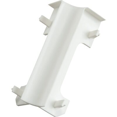 Kunststof binnenhoek (2 stuks) Recht Robuust 18x75mm Wit - 0108386