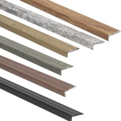 Hoeklijnprofiel 24,5x10mm zelfklevend met decorfolie 200cm