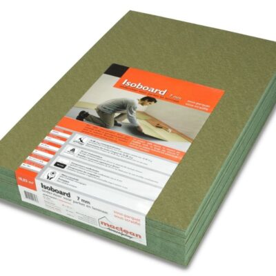 Groene Ondervloer Plaat, 7mm dik, Isoboard, Isoline, 10,03m2 per pak (86555)