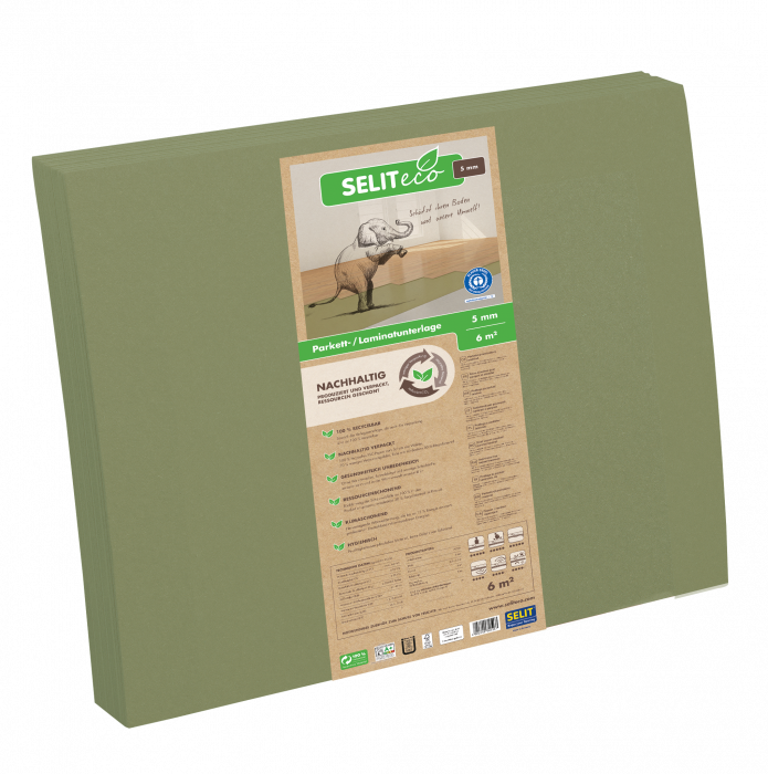 Groene Ondervloer Plaat, 5mm dik, Selitac groen SelitECO XPS - 0602014 - Afbeelding 2
