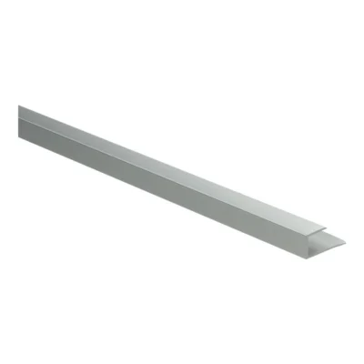 U-profiel verlijmen 10.1mm Zilver 90cm - 61216